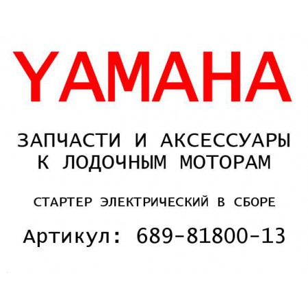 СТАРТЕР ЭЛЕКТРИЧЕСКИЙ В СБОРЕ