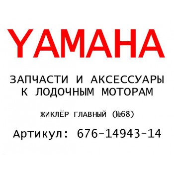 ЖИКЛЁР ГЛАВНЫЙ (№68)