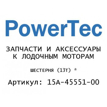 ШЕСТЕРНЯ (13Т) *