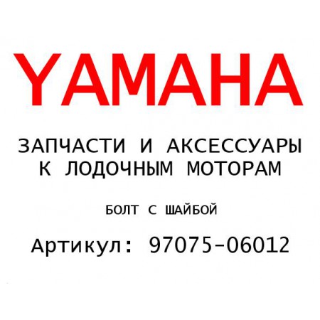 БОЛТ С ШАЙБОЙ