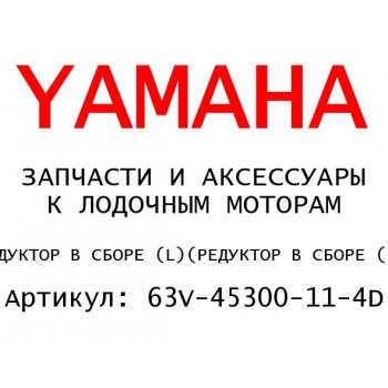 РЕДУКТОР В СБОРЕ (L)
