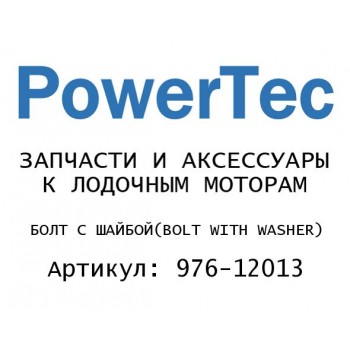 БОЛТ С ШАЙБОЙ